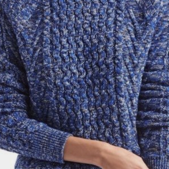 GAP Cable Crew Blue Knit Sweater - Picture 6 of 6